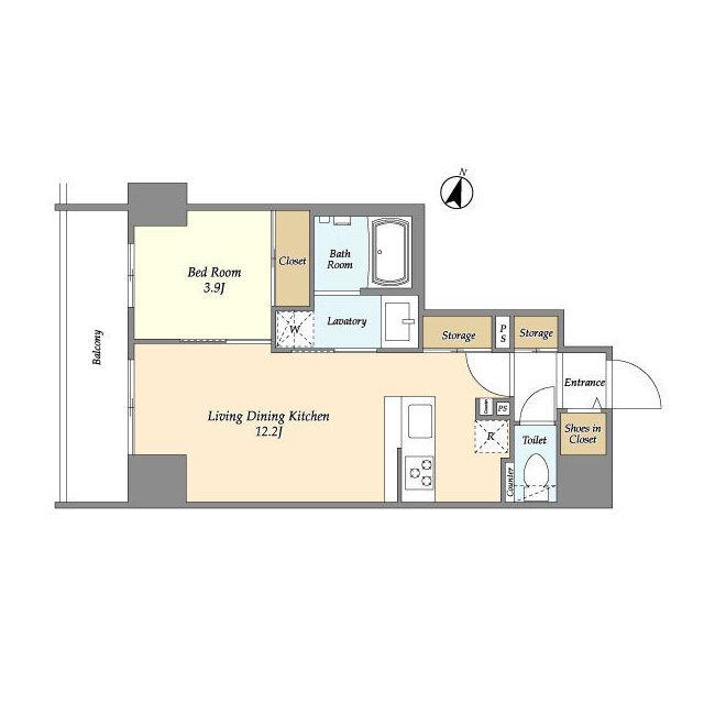 ＨＦ北千住レジデンス（1101） 間取り図画像
