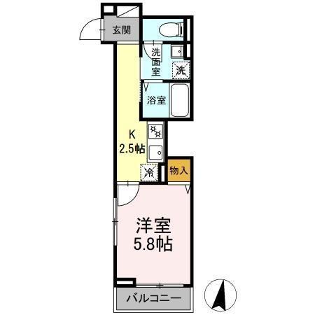 ノーバヤカナヤ　別邸（102） 間取り図画像