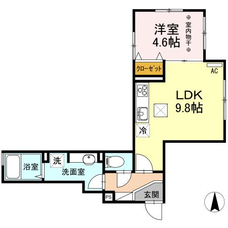 Villa Del Sol Ⅲ（102） 間取り図画像