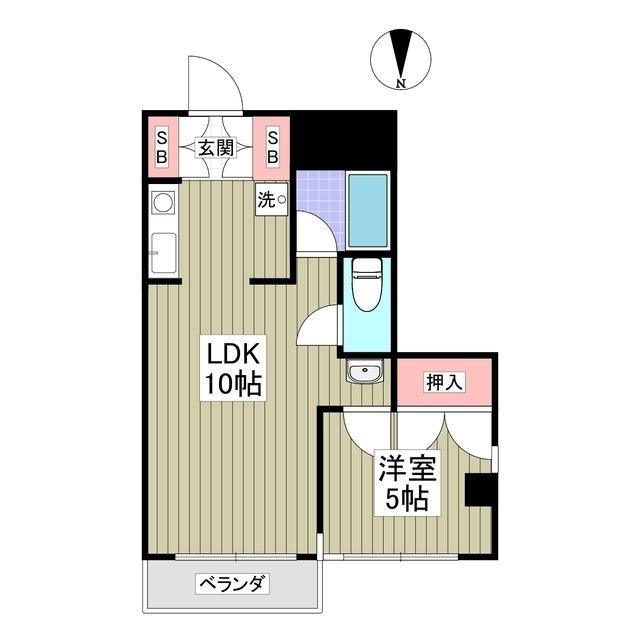 本間ビル（202） 間取り図画像