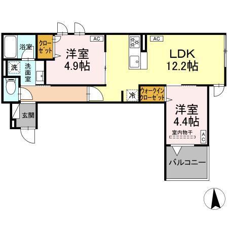 セレスティア荒川N（203） 間取り図画像