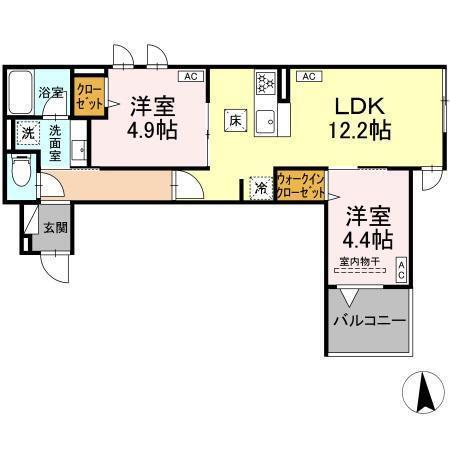 セレスティア荒川N（103） 間取り図画像