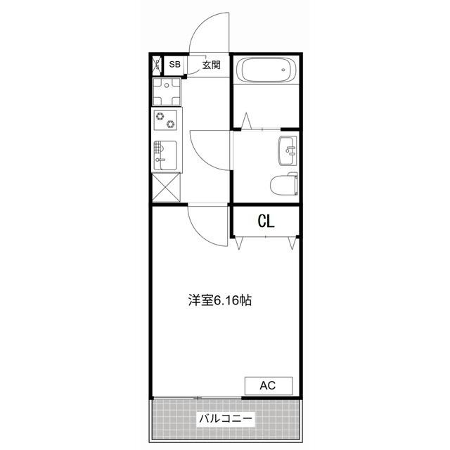 ガルネリ尾久（203） 間取り図画像