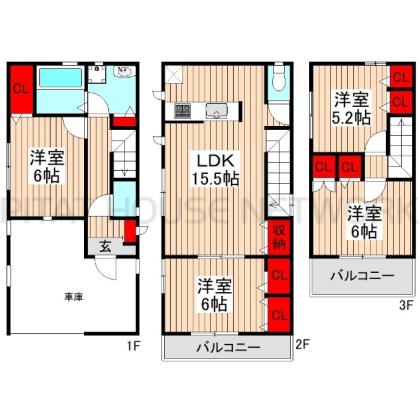  間取り図写真