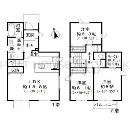 間取り図写真