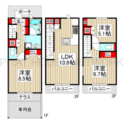  間取り図写真