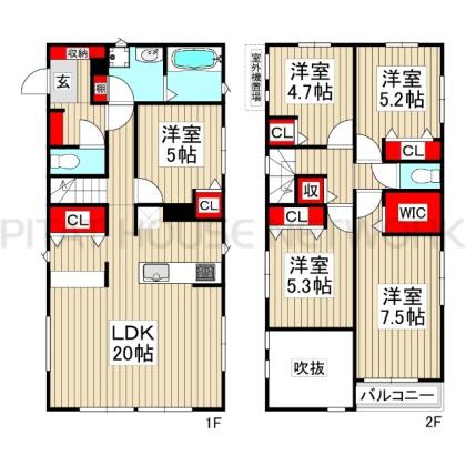 間取り図写真