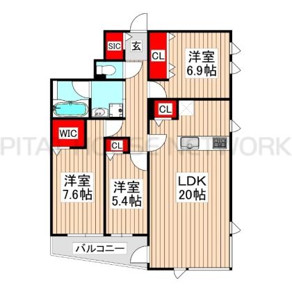  間取り図写真