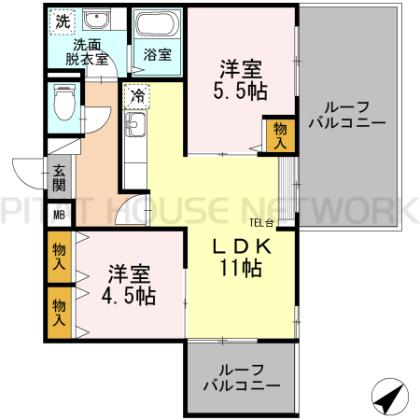  間取り図写真