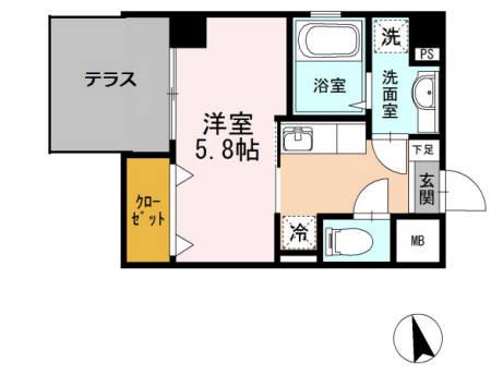 Maison Jaune（103） 間取り図画像