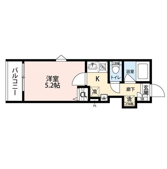 グランクオール朝霞（201） 間取り図画像