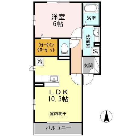 プランドール（102） 間取り図画像