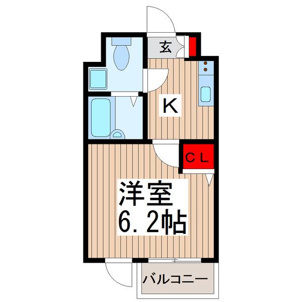 グランヴァンメトロⅠ（303） 間取り図画像