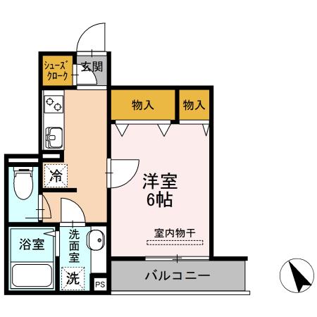 グレースマルニⅡ（102） 間取り図画像