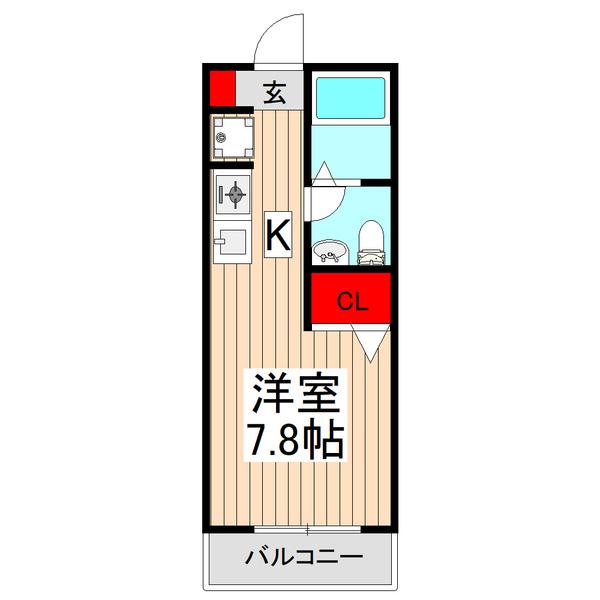 Stanza-Mia（303） 間取り図画像