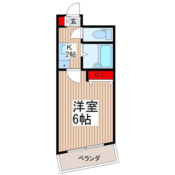 第参みずほ館（401） 間取り図画像