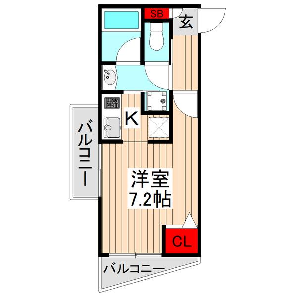 クラウディア平和台（201） 間取り図画像