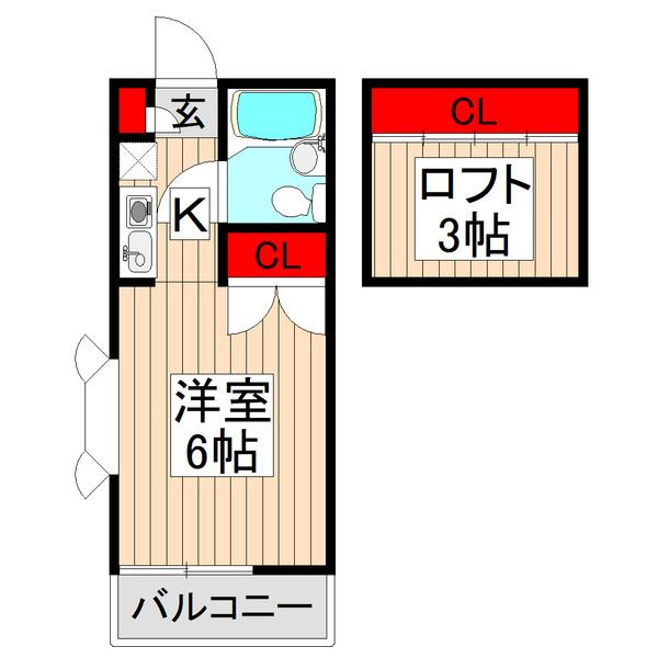 ゼフィールⅢ（203） 間取り図画像