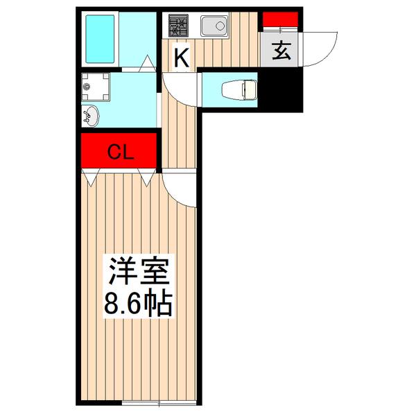 エスポワールむさし野（203） 間取り図画像