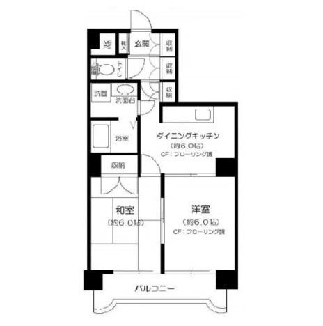 アルカディア志木（402） 間取り図画像