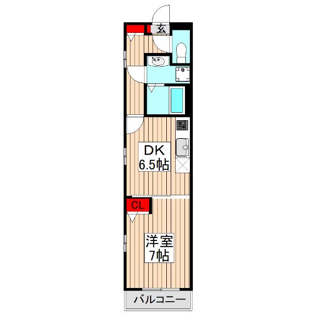 プレゼントミューズ（302） 間取り図画像