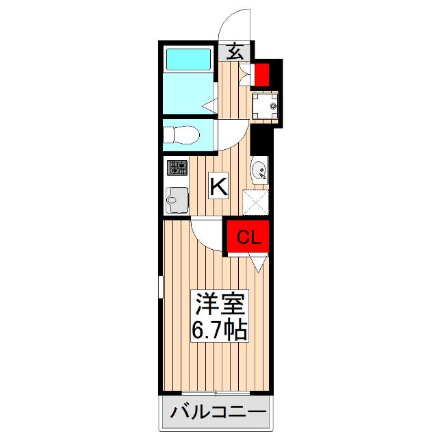 フェルメール朝霞台（201） 間取り図画像