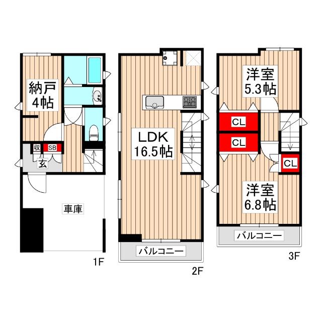 kolet和光市（03） 間取り図画像