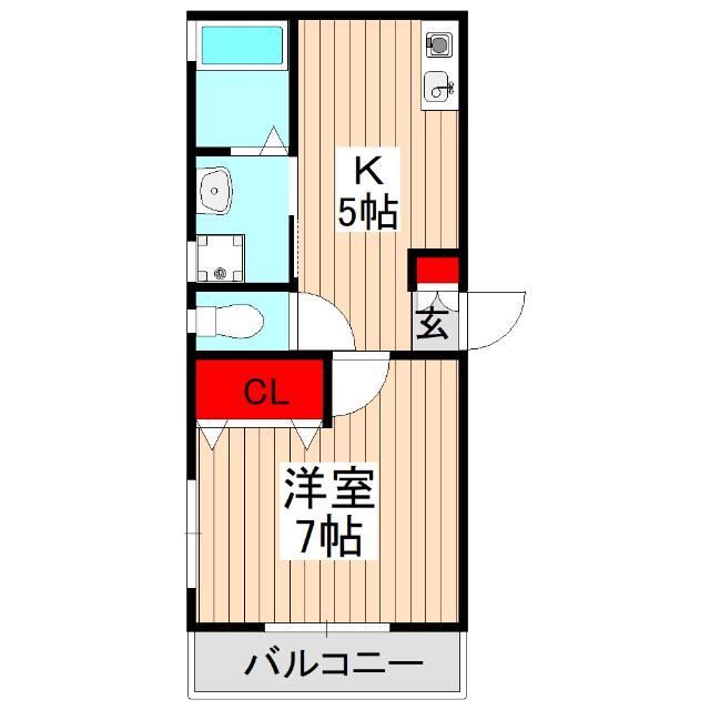 メゾンのびとめ（106） 間取り図画像