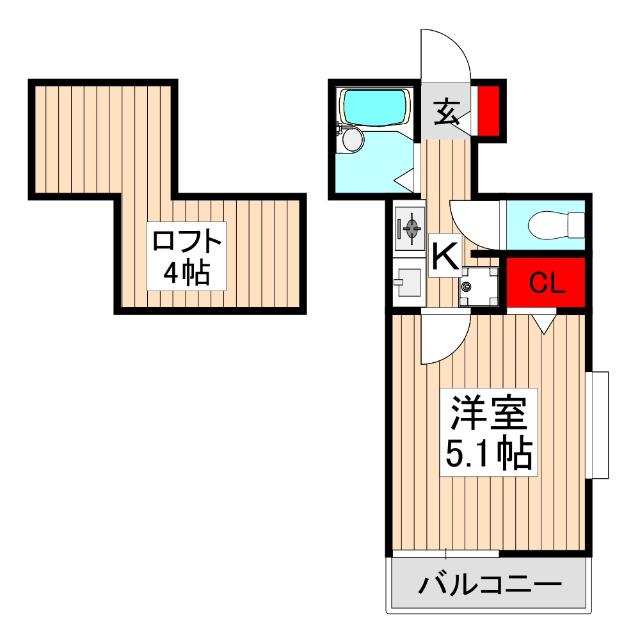 ルーセント（205） 間取り図画像