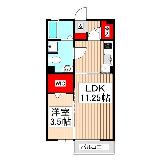 モナリエ春日Ⅱ（202） 間取り図画像