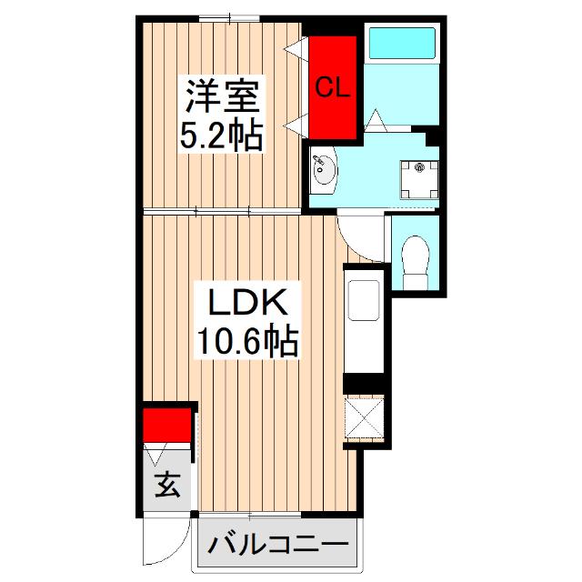 グランツⅡ（104） 間取り図画像