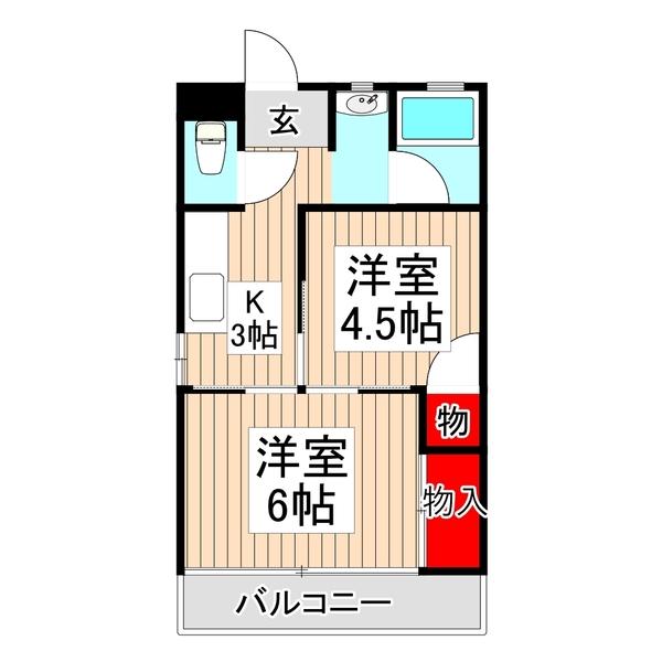 成増コーポ（202） 間取り図画像