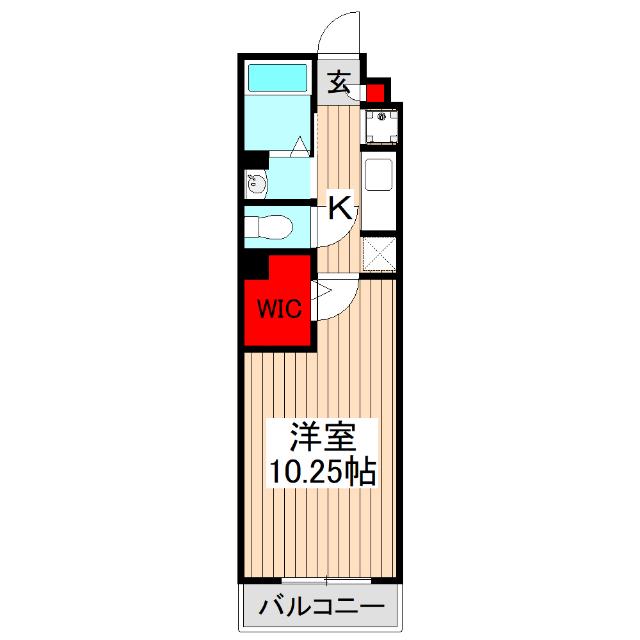 コリーヌ　タツミ（202） 間取り図画像