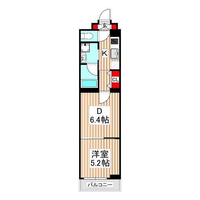 プラネソシエプラス桜台（101） 間取り図画像