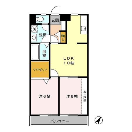 ピュアプレイス（303） 間取り図画像