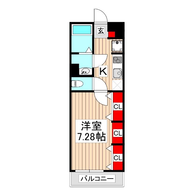 Sept bonheur Wako（303） 間取り図画像