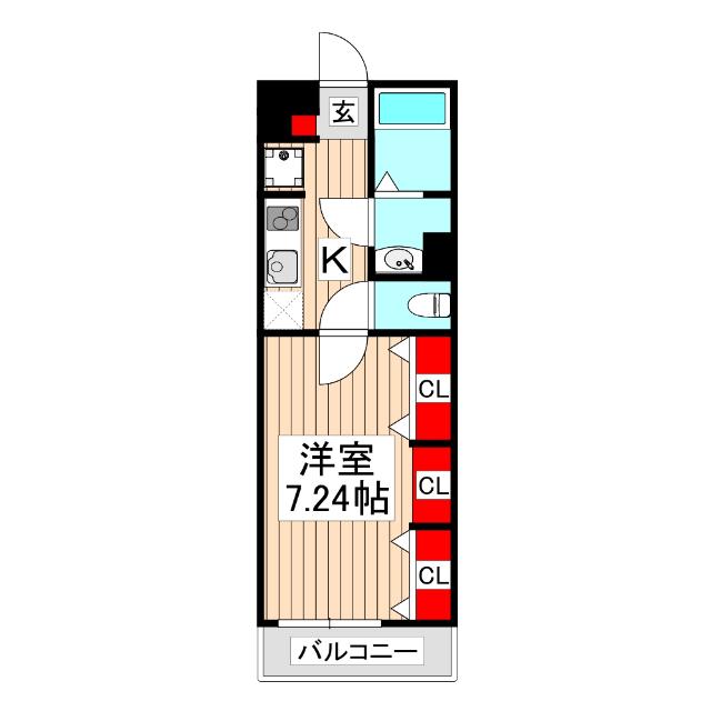 Sept bonheur Wako（105） 間取り図画像