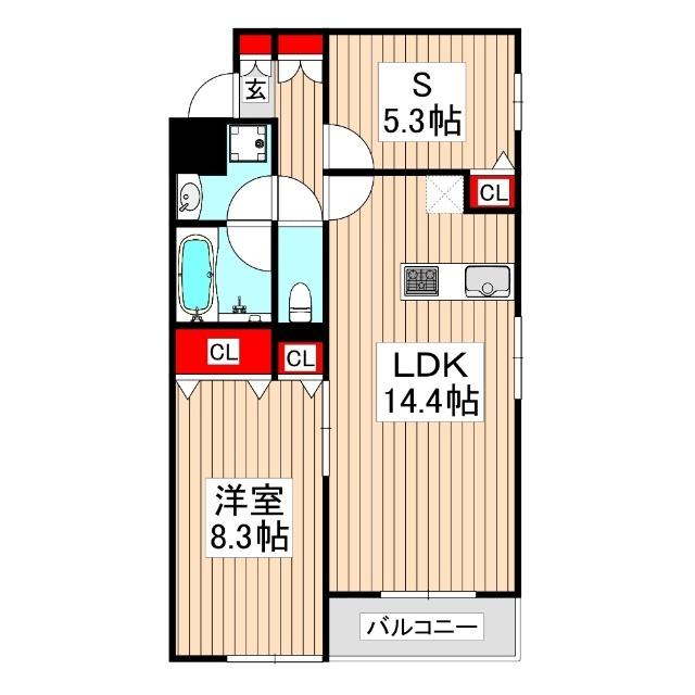 アークパレス（304） 間取り図画像