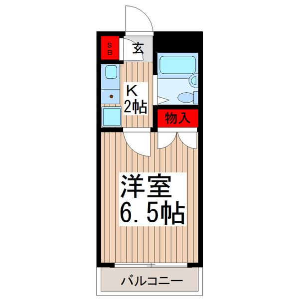 ヴェルドミール（302） 間取り図画像