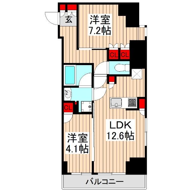 パークアクシス成増二丁目（1101） 間取り図画像