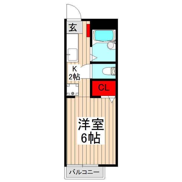 アドレイション（201） 間取り図画像