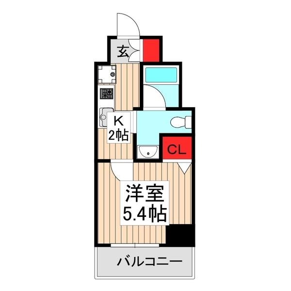 ＺＯＯＭ上板橋（603） 間取り図画像