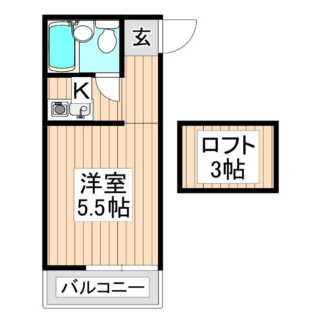 メゾネットコスモピア（205） 間取り図画像