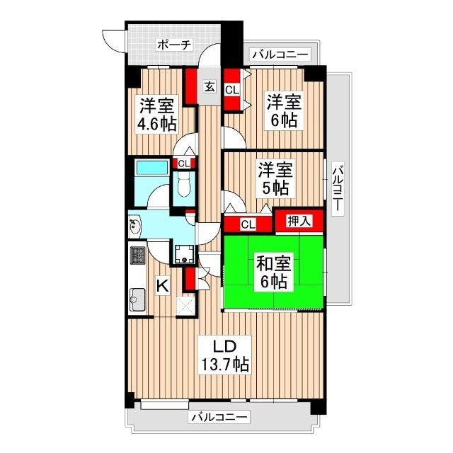 ルネ朝霞グランアベニュー（920） 間取り図画像