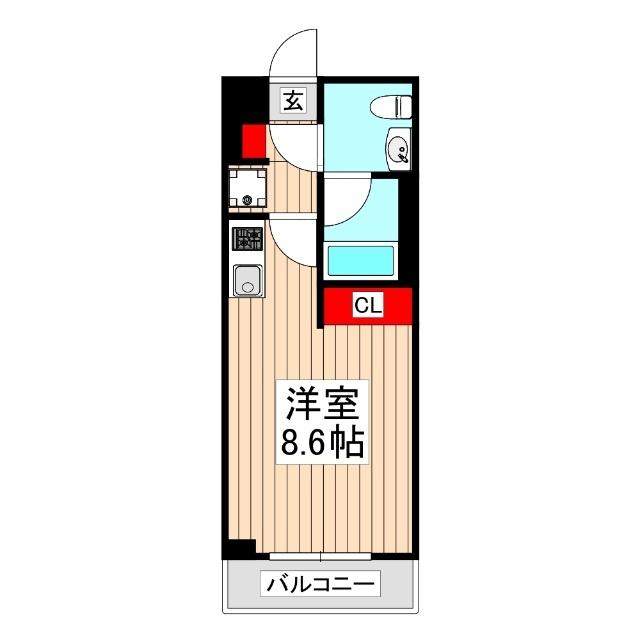 オープンブルーム和光（202） 間取り図画像