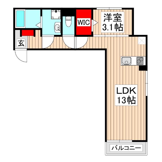 ヒカルサ志木（206） 間取り図画像