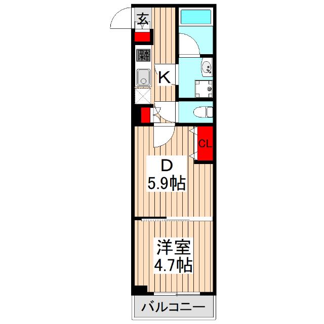 プラネソシエプラス桜台（306） 間取り図画像
