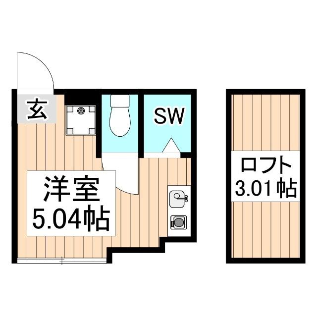 RE平和台（201） 間取り図画像