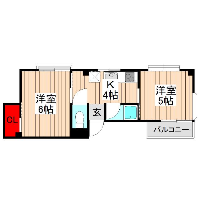 サンパティオ（201） 間取り図画像