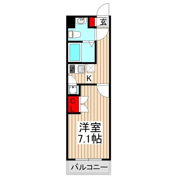 Beverly Homes下赤塚（604） 間取り図画像